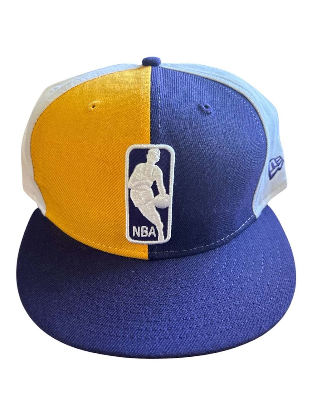 New Era Los Angeles Lakers NBA 59FIFTY Pinwheel Fitted Hat Size 7 5/8
